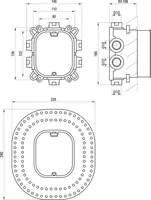 MOODUL R-BOX RAVAK VARI RB 072.50 SÜVISTATAVATE SEGISTITE JAOKS