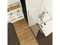 DUŠISEIN RAVAK WALK-IN WALL-130, 130X200CM ALUMIINIUM