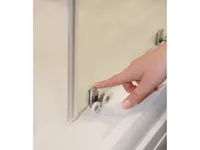 DUŠIKABIIN RAVAK BLIX SLIM BLSRV2-90, 90X195CM MUST