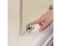 DUŠINURK RAVAK BLIX SLIM BLSRV2K-80, 80X195CM MUST