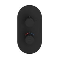 DUŠISEGISTI RAVAK TERMOSTAATILINE ESPIRIT ES 063.20, MUST MATT