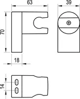 DUŠIHOIDJA RAVAK 611.60RGB ROSE GOLD