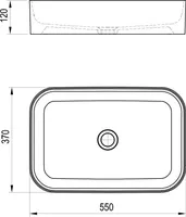 VALAMU RAVAK CERAMIC 550 R SLIM MUST MATT