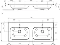 TOPELTVALAMU RAVAK CHROME SLIM 1200