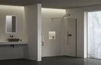 DUŠISEIN RAVAK WALK IN WALL AIR-120, 120X200CM MUST + W-SET