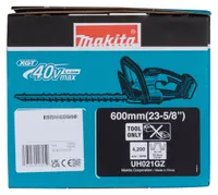 AKUHEKILÕIKUR MAKITA UH021GZ 40VMAX XGT, ILMA AKU JA LAADIJATA