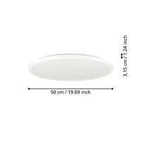 PLAFOON EGLO ROVITO-R IP44 2700-6500K 50CM PULT VALGE