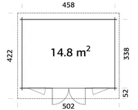 AIAMAJA PALMAKO BRET 14,8M²