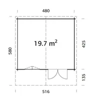 AIAMAJA PALMAKO BRITTA 19,7M²