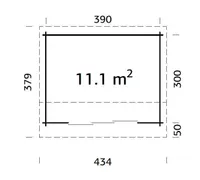 AIAMAJA PALMAKO INES 11,1M² SLIDE PLUS