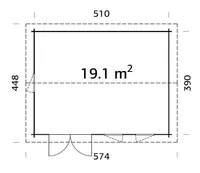 AIAMAJA PALMAKO IRIS 19,1M²