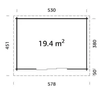 AIAMAJA PALMAKO LEA 19,4M² SLIDE