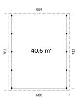 AUTOVARJUALUNE PALMAKO KARL 40,6M² KUURIGA