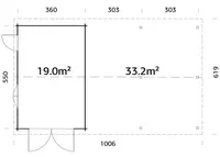 GARAAŽ PALMAKO ROGER 19,0+33,2M² PUITVÄRAVAGA