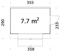KIOSK PALMAKO KIRA 7,7M²