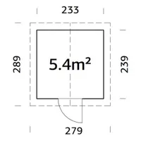 KUUR PALMAKO LUCAS 5,4M²
