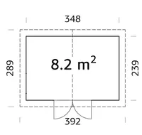 KUUR PALMAKO NILS 8,2M²