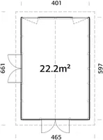PAVILJON PALMAKO ISABELLA 22,2M²