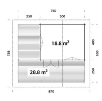 SUVEMAJA PALMAKO AGNETA 18,8+28,8M²