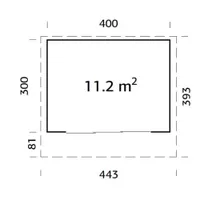 SUVEMAJA PALMAKO GRACE 11,2M² SLIDE PLUS