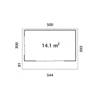 SUVEMAJA PALMAKO GRACE 14,1M² SLIDE PLUS