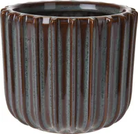 KERAAMILINE ÜMBRISPOTT 13CM TUMEROHELINE