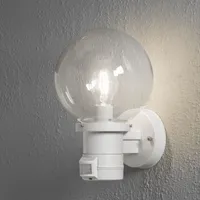 VÄLISVALGUSTI KONSTSMIDE NEMI UP SEINALE 60W IP44 E27 VALGE