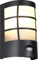 VÄLISVALGUSTI TRIO SINTRA SEINALE E27 MUST LIIKUMISANDURIGA