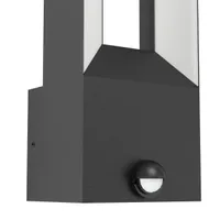 VÄLISVALGUSTI EGLO RIFORANO SEINALE IP44 MUST SENSORIGA