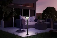 VÄLISVALGUSTI EGLO CHIAPPERA SUUR POST E27 IP44 MUST