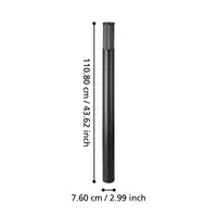 VÄLISVALGUSTI SALLE SUUR POST E27 IP54 MUST