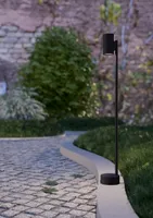 VÄLISVALGUSTI IZZALINI POST GU10 IP44 MUST