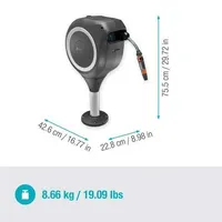 TERASSI VOOLIKUPOOLI KOMPLEKT GARDENA ROLLUP M, 20M