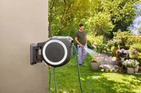 VOOLIKUPOOLI KOMPLEKT SEINALE GARDENA ROLLUP M/L, 25M +LISA