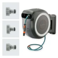 VOOLIKUPOOLI KOMPLEKT SEINALE GARDENA ROLL-UP L/M 25M, VALGE