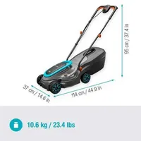 MURUNIIDUK GARDENA POWERMAX 32/18V P4A, AKU JA LAADIJAGA