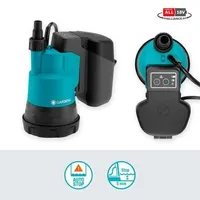 TÜHJENDUSPUMP GARDENA 2000/2 LI-18, P4A, AKU JA LAADIJAGA