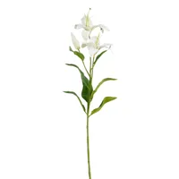 KUNSTLILL MICA DECORATIONS TIIGERLIILIA 77CM KREEM