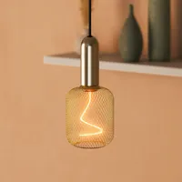 RIPPVALGUSTI LEDVANCE PENDULUM ROUND E27 KULDNE