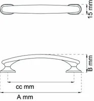 MÖÖBLIKÄEPIDE HABO MOLLY 96 MUST 2TK/PK