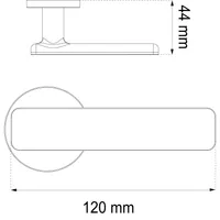 KÄEPIDE+VÕTMEKILP HABO MONACO KOMBI MUST