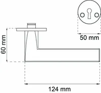 KÄEPIDE+VÕTMEKILP HABO DENVER KOMBI MUST
