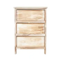 KUMMUT MIHKLI 3-SAHTLIGA 40X29X58CM, NATURAALNE