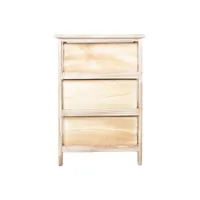 KUMMUT KASEKE 3-SAHTLIGA 40X29X58CM, NATURAALNE