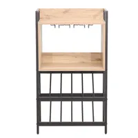 VEINIRIIUL HANNES 51X30XH90CM, RUSTIK MELAMIIN