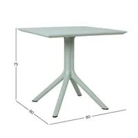 LAUD MANGO 80X80XH75CM, ROHEKASHALL PLASTIK