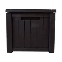 SÄILITUSKAST PRAIA 143X67,5X60,5CM/450L, MUST PLASTIK