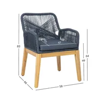 TOOL FLORIDA 58X66XH83CM, AKAATSIA, HALL