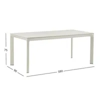 LAUD MELROSE 180X90XH75CM, BEEŽ