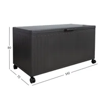 SÄILITUSKAST MIRADOR 142X72XH80CM, TUMEHALL